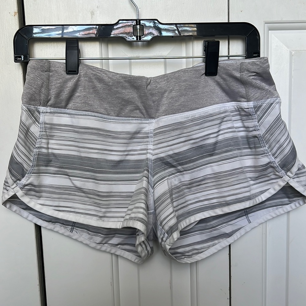Patterned grey Lululemon shorts